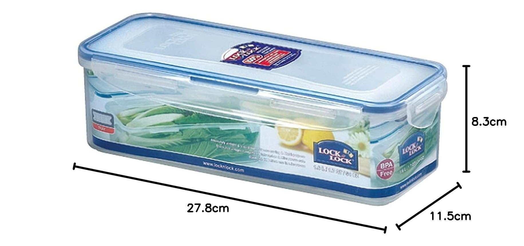 Contenitore Per Alimenti Quadrato Lock&lock 1,2L Contenitori Per La
