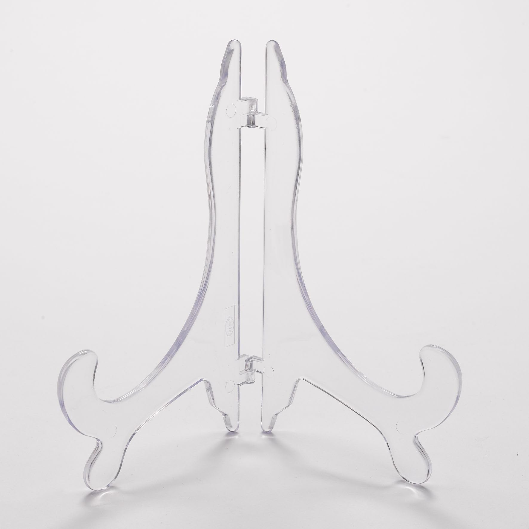 Dzina Clear Decorative Plate Stands To Fit Plates /Frosted Plastic Easel Stand (Clear/Opaque 100Mm - 200Mm)