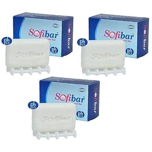 Sofibar Almond Bar Soap 3 Count