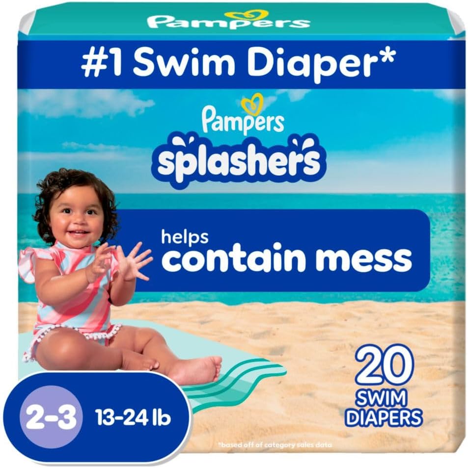 Pampers Splashers Swim Diapers Size S 20 Count