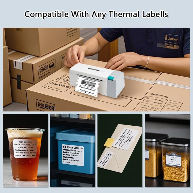 KAYSION SK45 printer compatible with various thermal labels