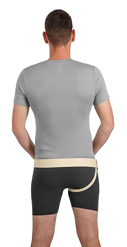 Miniatura 7 de Movibrace Cinturón de hernia inguinal beige (grande, derecha)