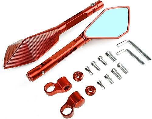 Accesorios - Manija de motocicleta para espejos retrovisores laterales para Bajajaj Pulsar 200 NS200 RS200 AS Suzuki Bandit 1250S Gladius 1200S