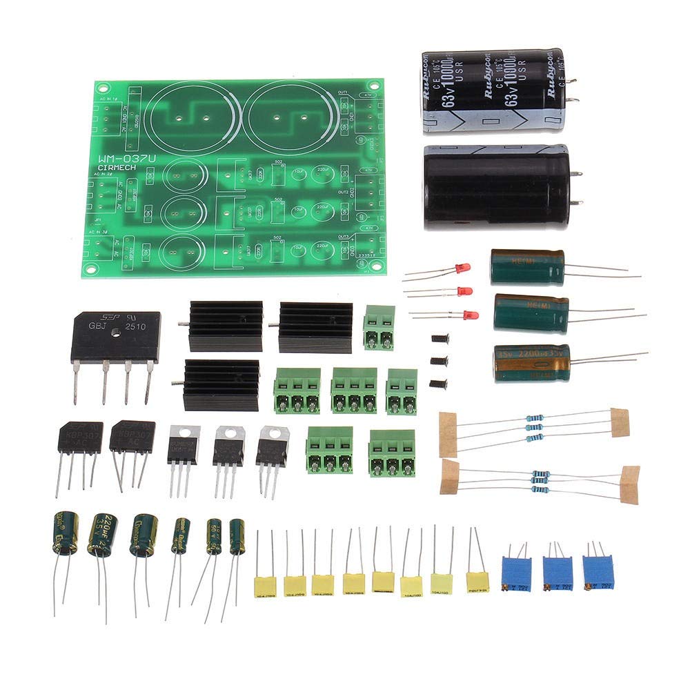Kit redresseur régulateur LM317 LM337 électronique pour filtre alimentation amplificateur