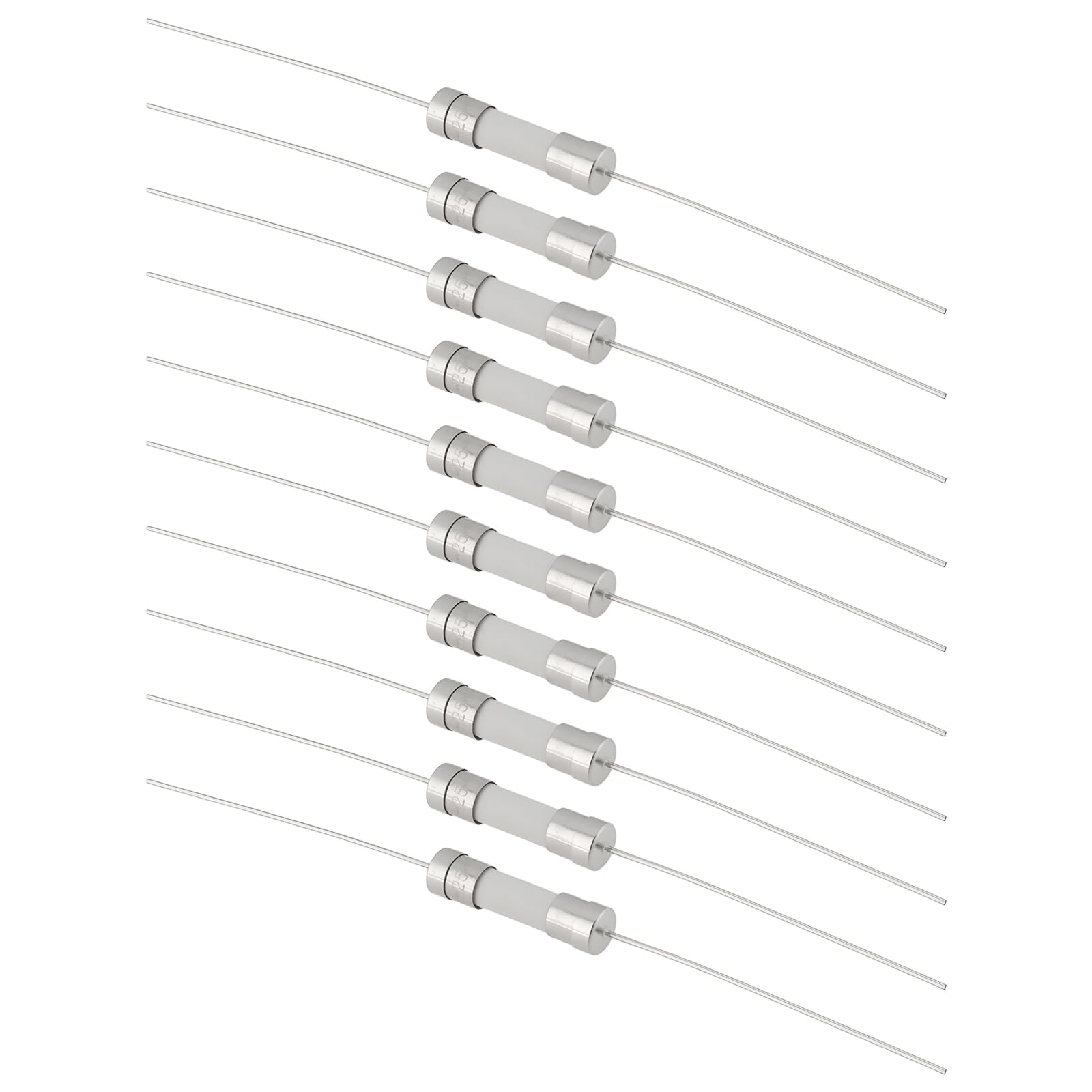 Create idea 10pcs Slow-Blow Glass Tube Cartridge Fuse 4A 250VAC Radial Leaded for Control Boards Motor Drivers
