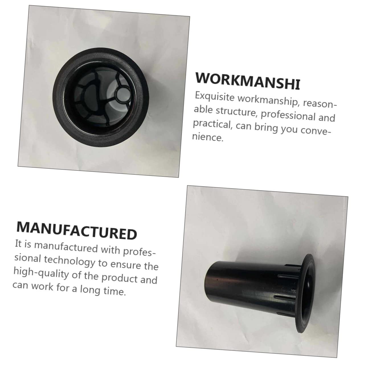 Levemolo 10pcs Bass Tube Speaker Port Tubes for High- Easy Installation for Speaker Cabinet Wear-resistant and Stain-resistant Design