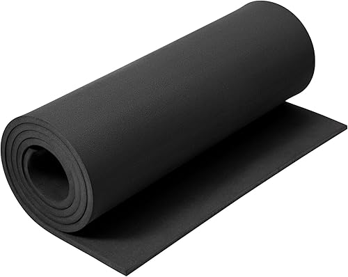 Miniatura 70 de Rollo de espuma EVA de 0.197 in, rollo de espuma de cosplay de 16 x 59 pulgadas (6.5 pies cuadrados), color negro, adecuado para modelado de espuma