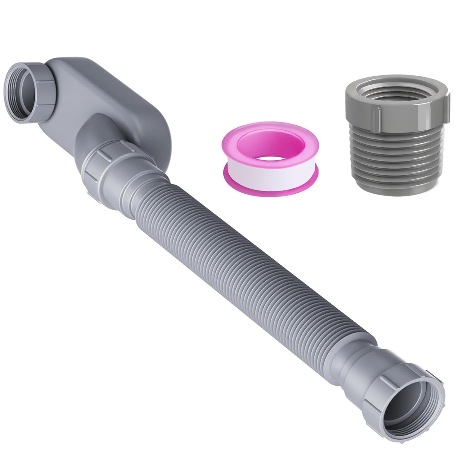 Ljmyy Flexible Bathtubs Shower Drain Pipe Bathtubs Drainage Hose For Efficient Water Flows And Space Saving Installation