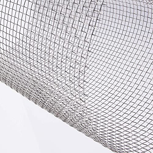 Grillage anti-rongeurs inox 304 pour clôture de jardin et treillis métallique intérieur 1x3m