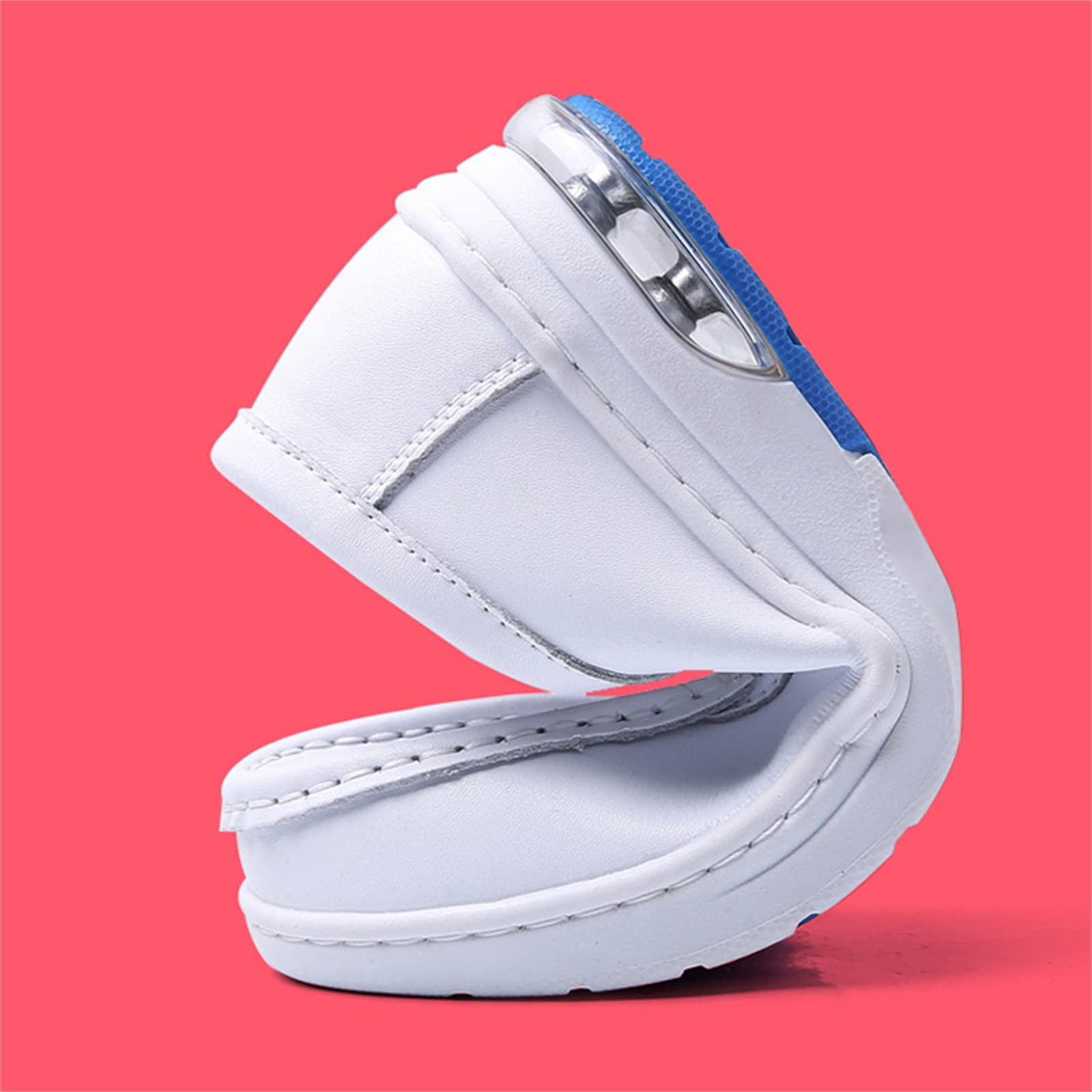 Mocasines De Cuña Mujer, Zapatos De Servicio De Enfermería De Trabajo Cómodos Zapatos para Caminar con Plataforma Antideslizante