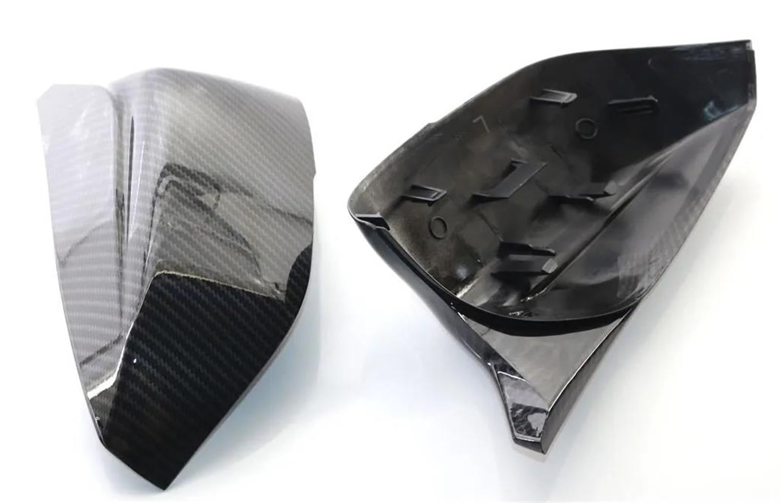 Coques de rétroviseur de voiture Infiniti Q50 Q50S Q60 Q70 QX30 style carbone