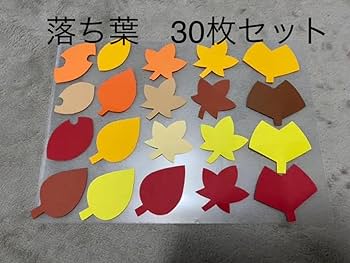 Amazon.co.jp: 壁面製作 落ち葉 紅葉 壁面 製作 製作キット 装飾