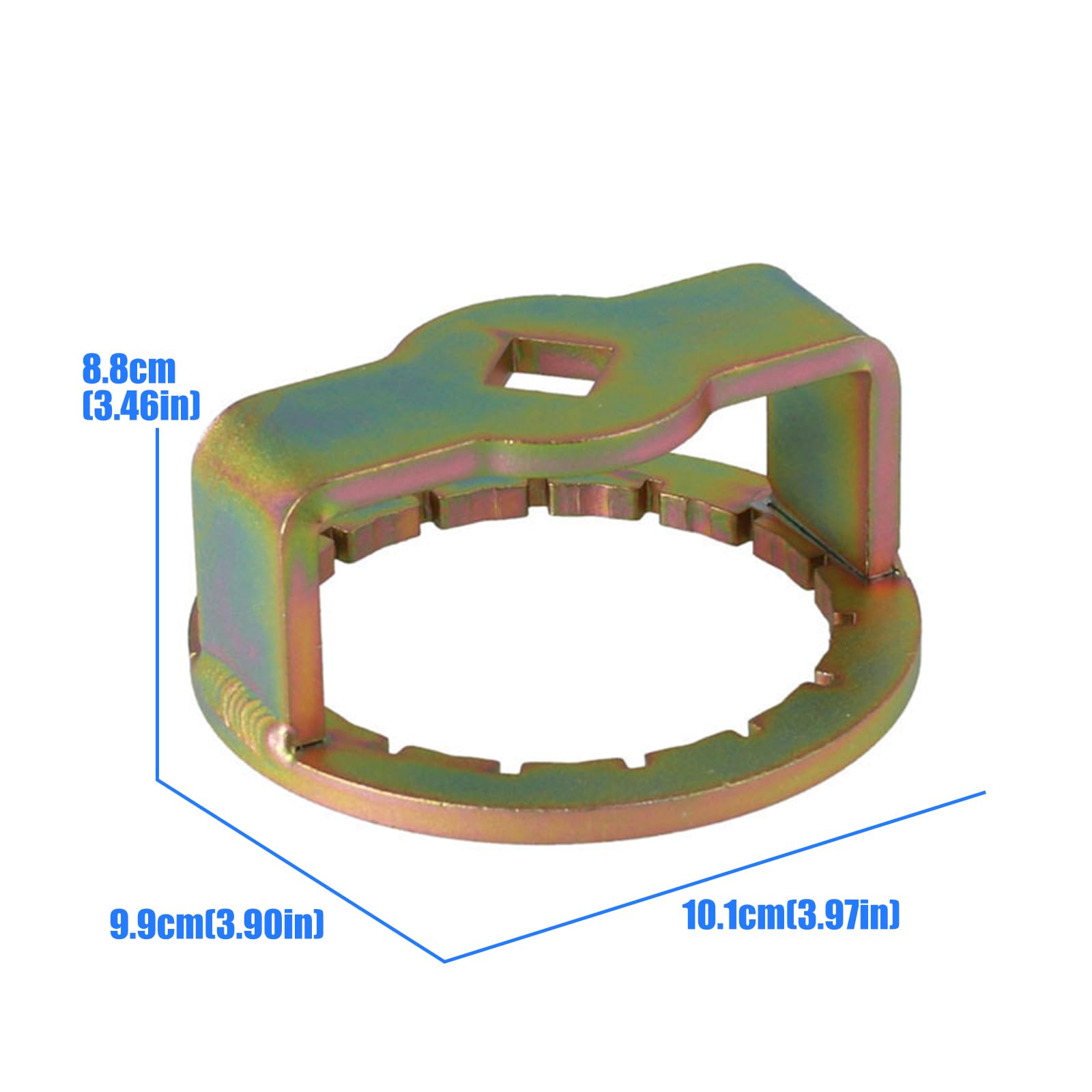 Clé universelle à 15 dents compatible avec les boîtiers de 74,7 mm en acier au carbone robuste