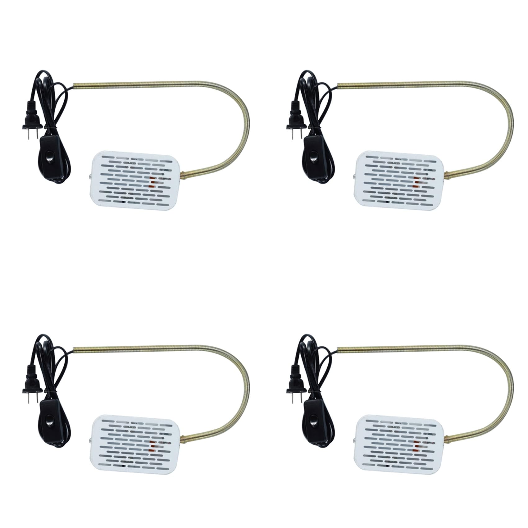 Jnchdghwa 4X Bird Cage Heater Simulated Natural Environment Lighting Warming Heat Lamp Anti Bite Warmer Light for Parrots Parrot