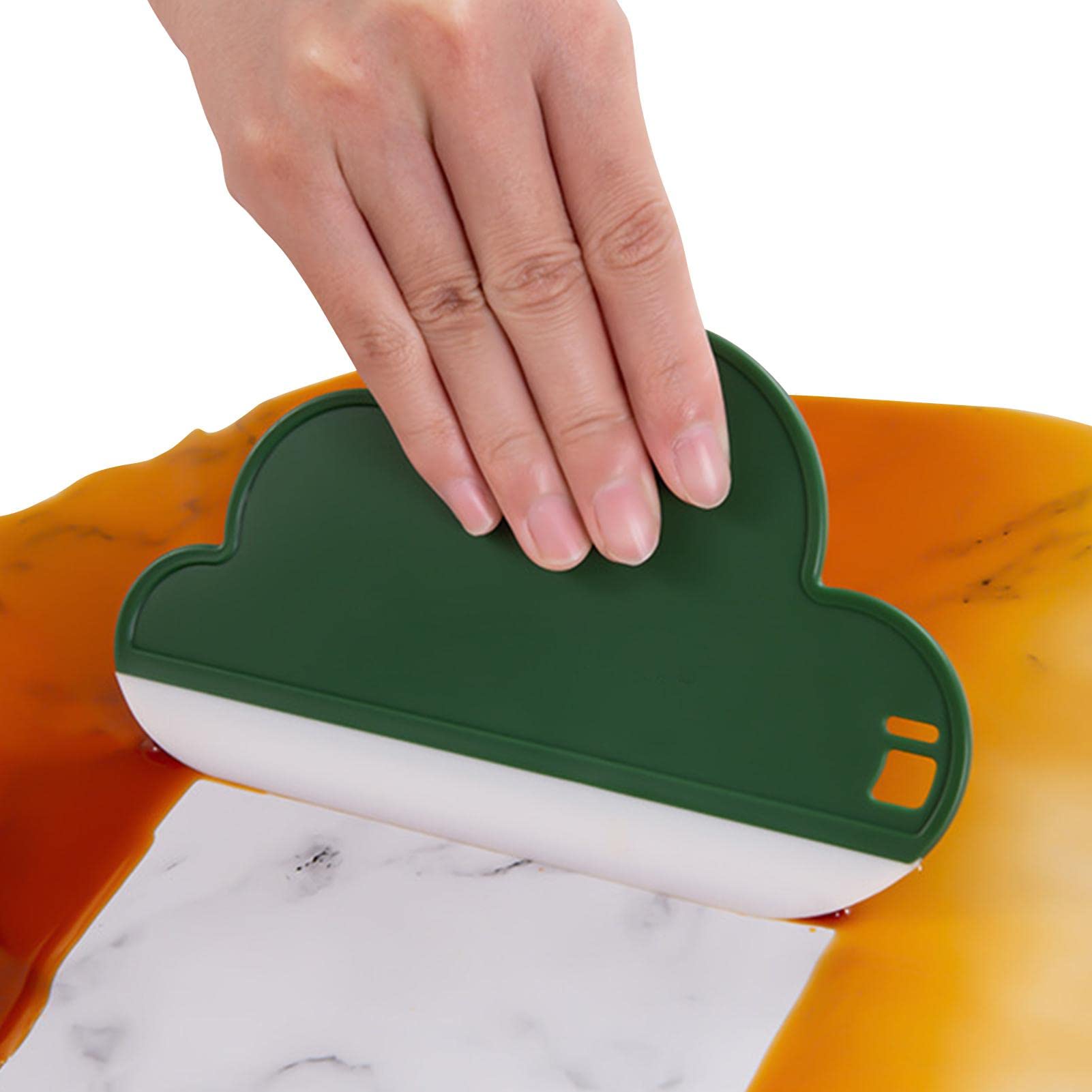 Sakamura Raclette De Douche - Raclette De Nettoyage Portable En Forme De Nuage - Raclette De Nettoyage Pour Vitres En Verre - Pour Salle De Bain, Cuisine, Miroirs, Voiture