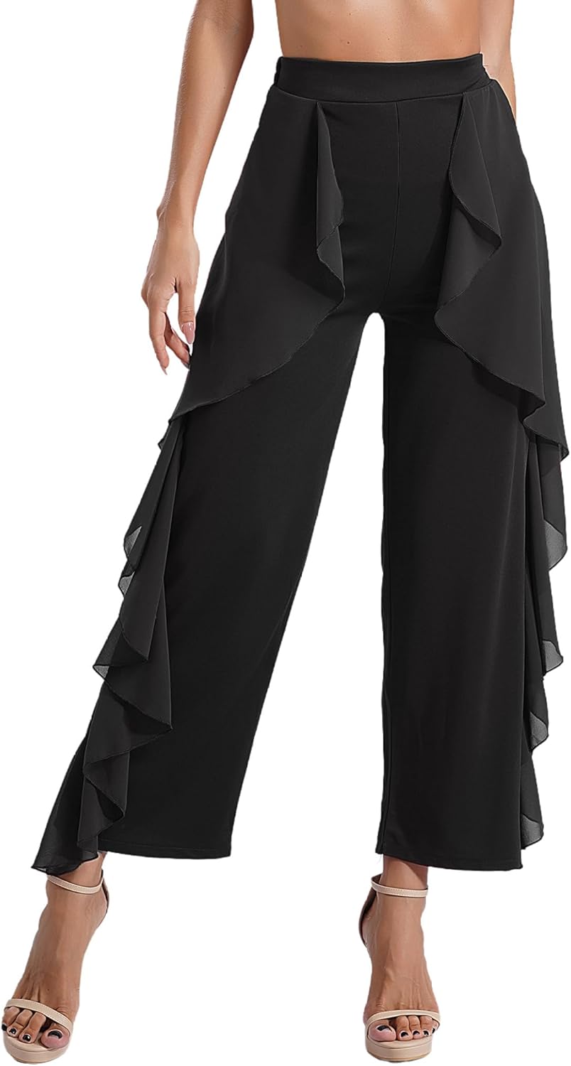 Combinaison D'entraînement De Danse Latine Pour Femme - À Lacets, Taille élastique, Effet Gainant