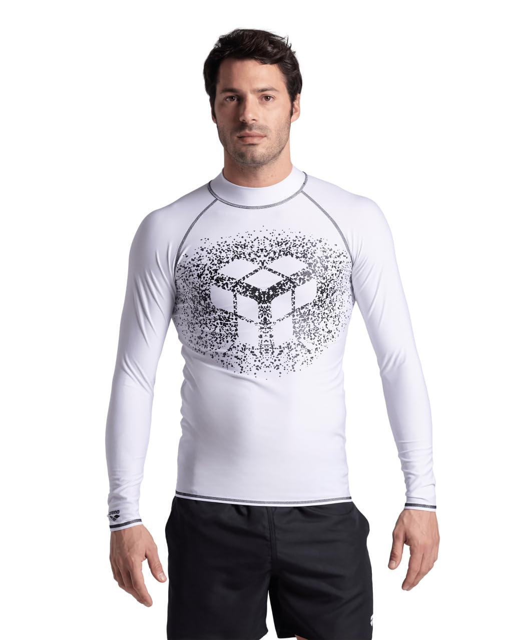 ARENA Wysypka Guard Shirt Mężczyźni Men's Arena Rash Vest L/S Graphic