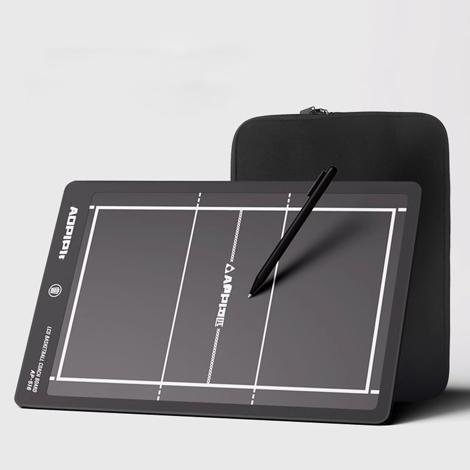 Tableau Électronique D'Entraînement de Volley-Ball, LCD Tableau Tactique avec Un Stylo, Presse-papiers des Entraîneurs, Planche Tactique Effaçable, Planches D'entraînement Tactique Portable