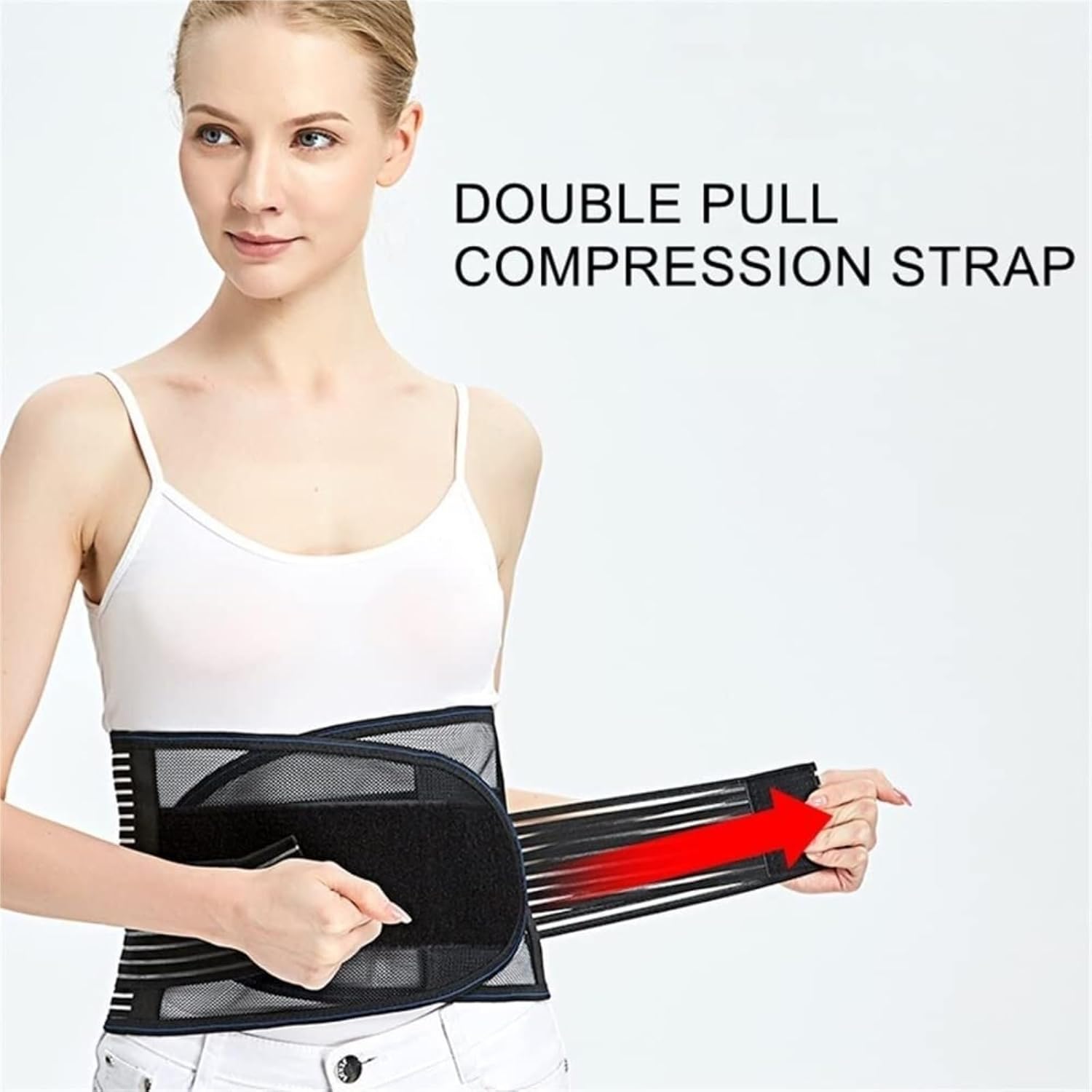 Back Support Lightweight Breathable Lumbar Support Belt Lower Back Brace Waist Trainer Trimmer Support Belt