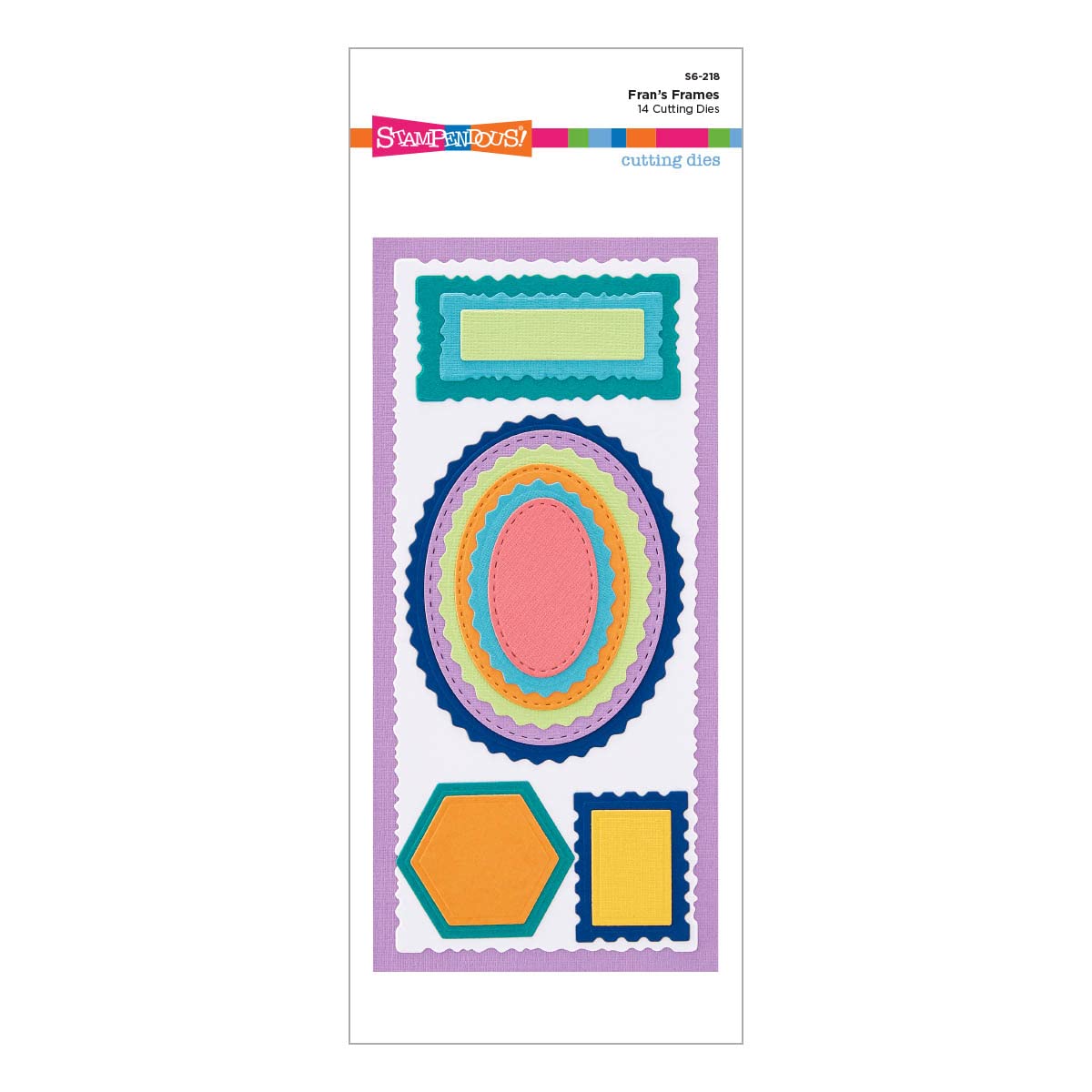 SpellbindersStampendous Fran's Frames Etched Dies, Metal