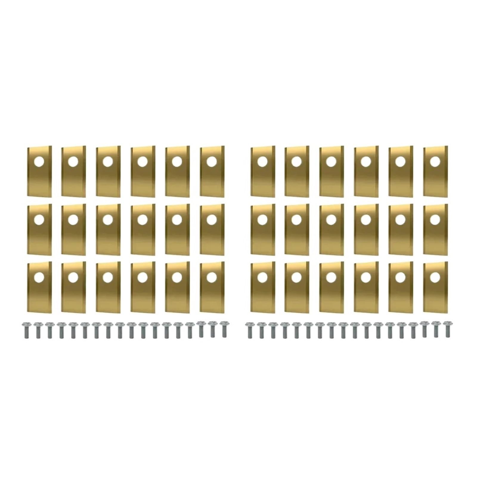 18-45 Pezzi Di Ricambio for Taglierina for Tagliaerba, Compatibile Con Worx Landroid Garden, Set Di Lame Da Taglio for Rasaerba Robotizzato(45pcs Gold)