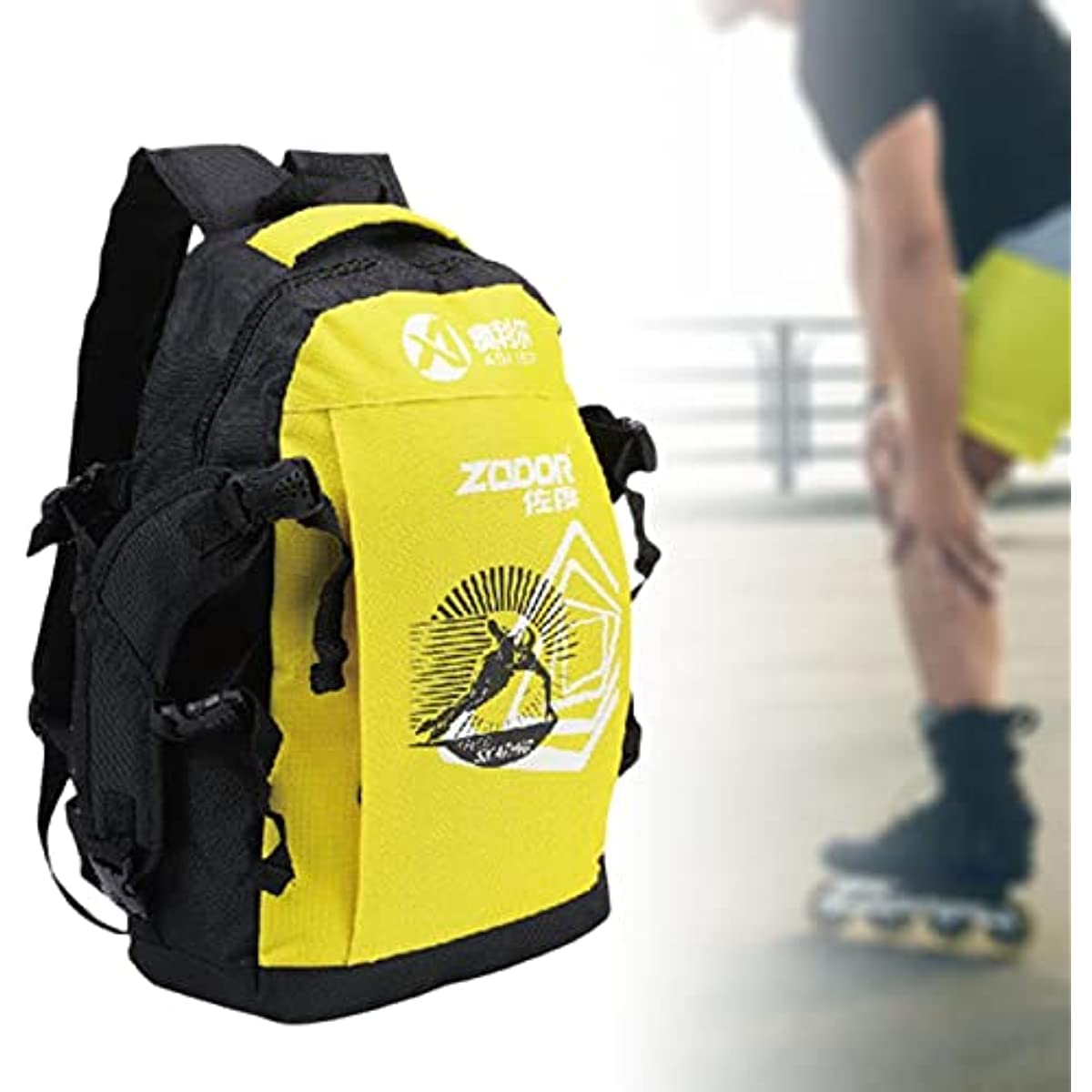 Patines de ruedas zapatos mochila patines en línea bolsa de almacenamiento equipaje bolsa para mujeres hombres