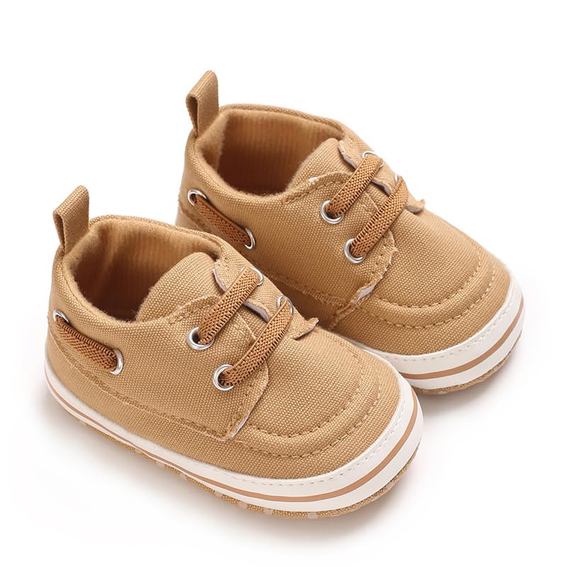 Unisex Baby Soft Sole Canvas Sneakers, Sport Newborn Infant First Walkers Shoes