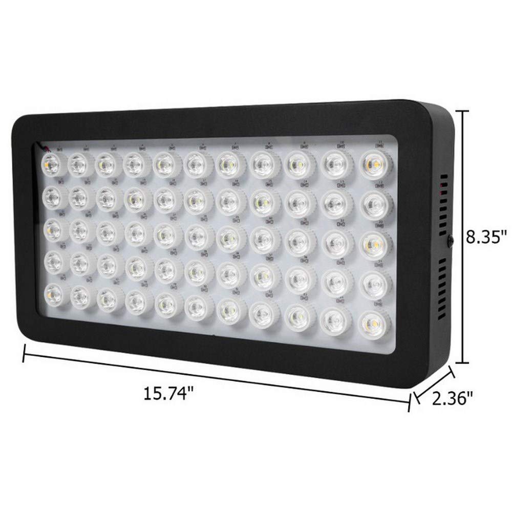 Amazon.co.jp: 165W LEDアクアリウムライト、ダブルディマー、調整可能