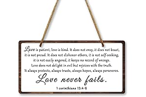 1st Corinthians 13 Bible Verse Wall Decor