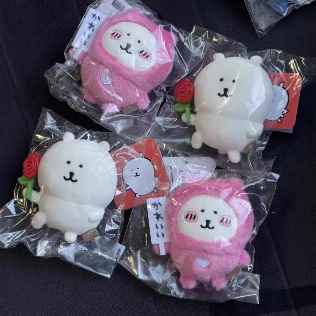 ナガノのくま カラーマスコット 4色＋かわいい札持ち＆ローズ 計6種