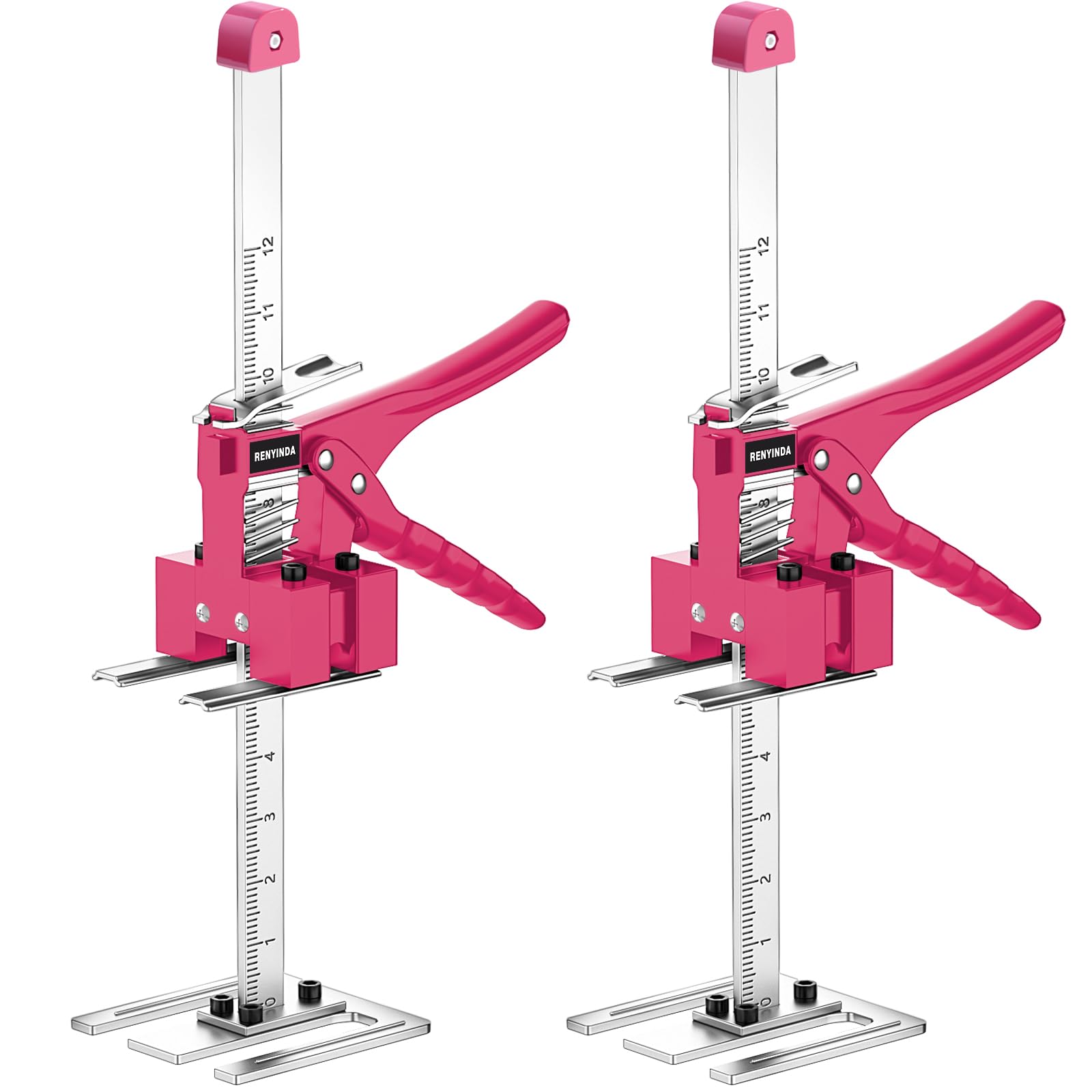 RENYINDA Labor-Saving Arm Jack Multifunctional Construction Jacks, Furniture Jacks，Lift Height 10 inches 300lb Load-Bearing for Installing Windows and Doors, Lifting Furniture, Woodworking Tools