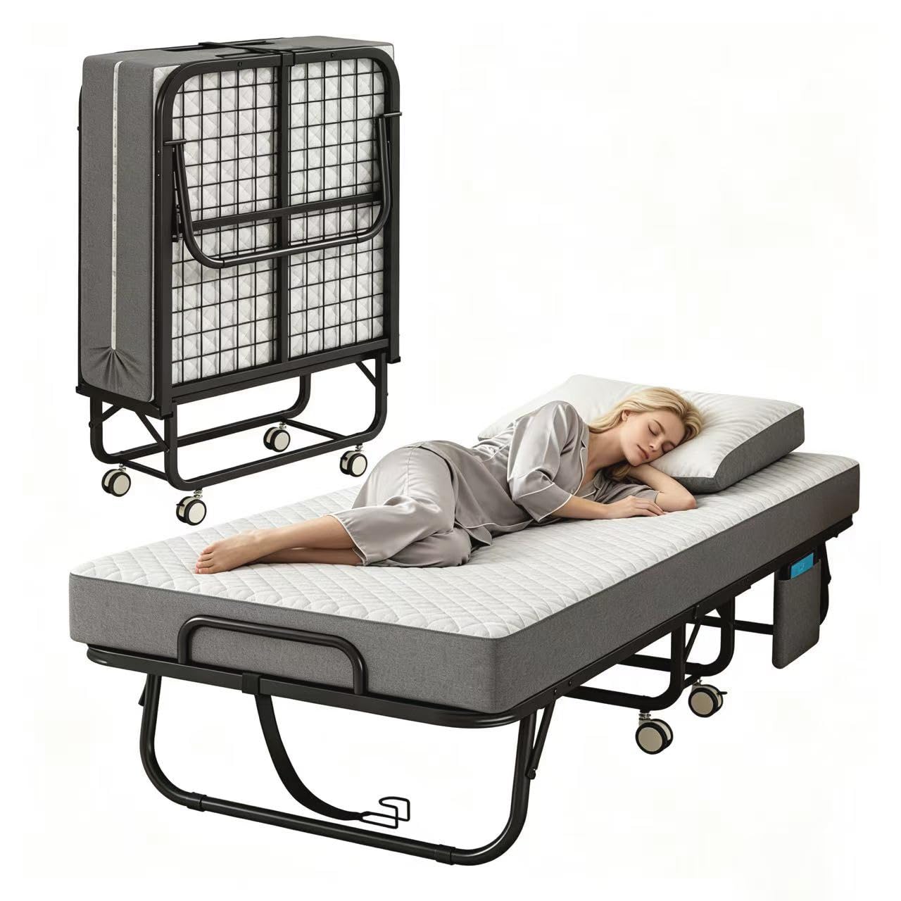 FUNC FOLDING BED アウトドア Amazon.com: VKXK Folding Bed with Mattress for Adults, 75