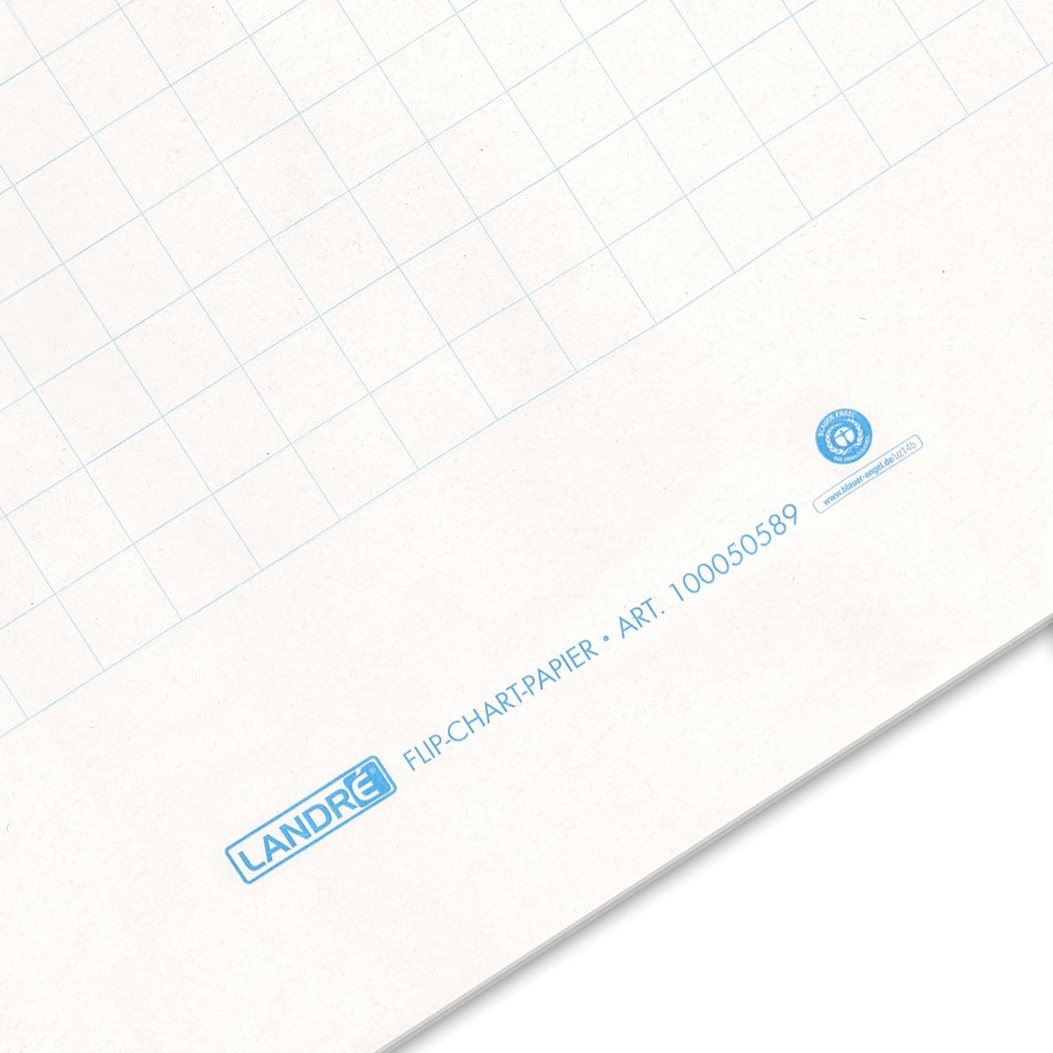 Landré Carta riciclata a quadretti 20 fogli 6 fori 5 pezzi