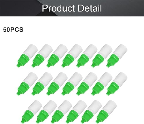 Miniatura 4 de Othmro Botellas cuentagotas de plástico de ojo de laboratorio de polietileno de 0.2 onzas, 50 piezas, gotero líquido exprimible de 0.2 fl oz boca