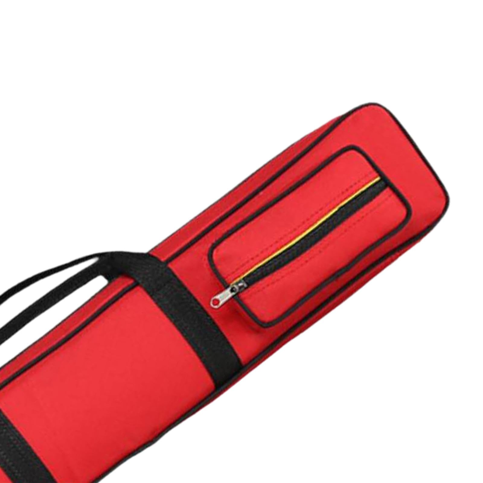 F Fityle Étui pour Queue de Billard à 8 Trous, Sac de Rangement pour Tige de Billard, poignée Portable, Sac de Transport pour Queue de Billard, Organisateur de