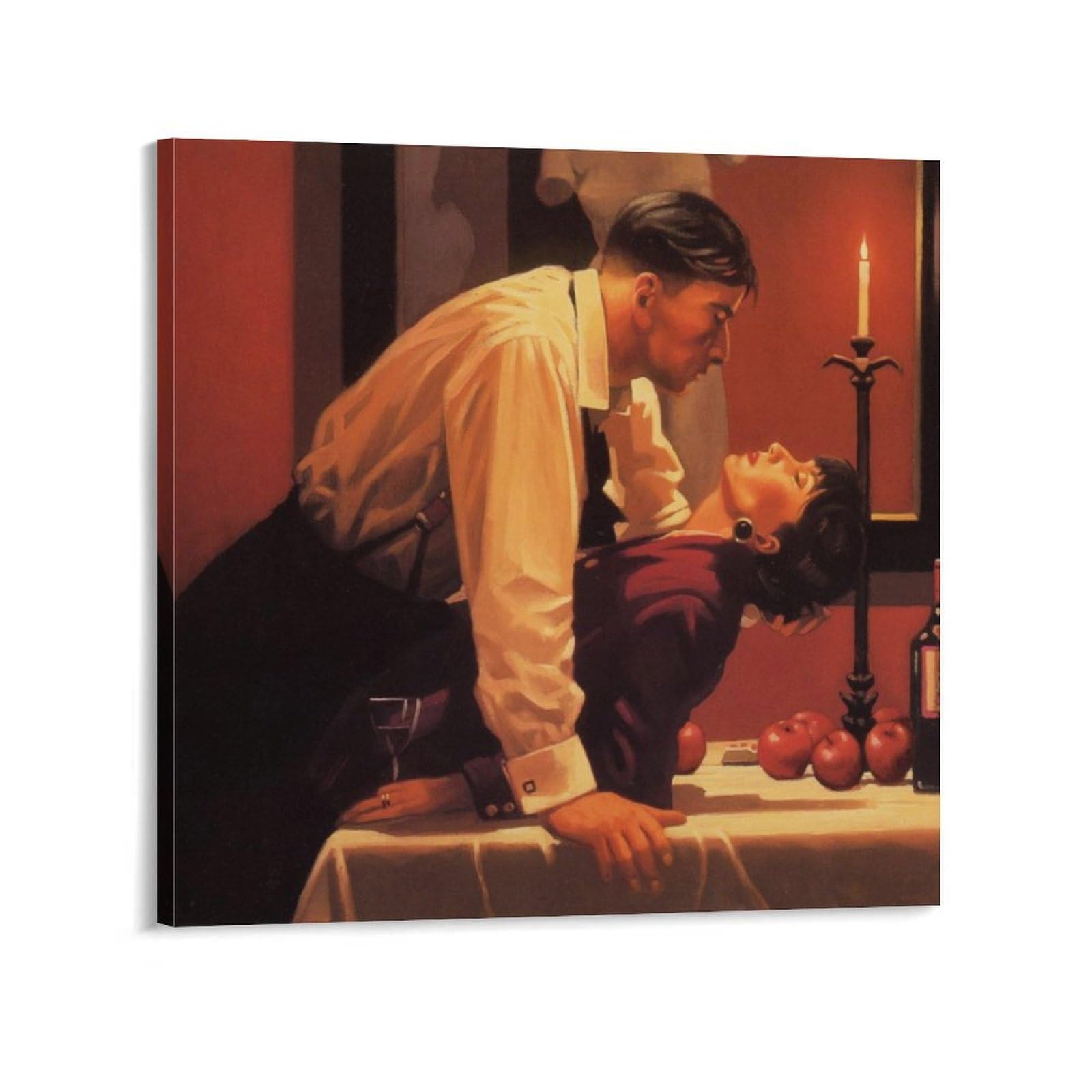 After The Party by jack_vettriano Wall Art Prints Poster (2) Wall Art Picture Painting Poster Canvas Print Posters Artworks Room Decor 24x24inch(60x60cm)