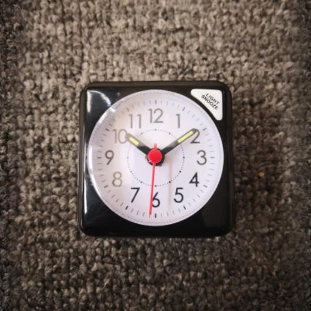 MAKEJ Silent Student Alarm Clock Creative Concise Antique Snooze Straps Night Light Table clock simple mini alarm Clock