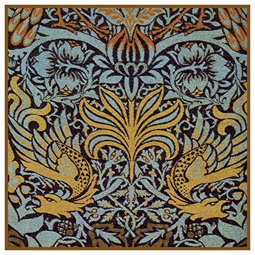 Orenco Originals William Morris Peacock Dragon Design Detail Design Counted Cross Stitch Pattern