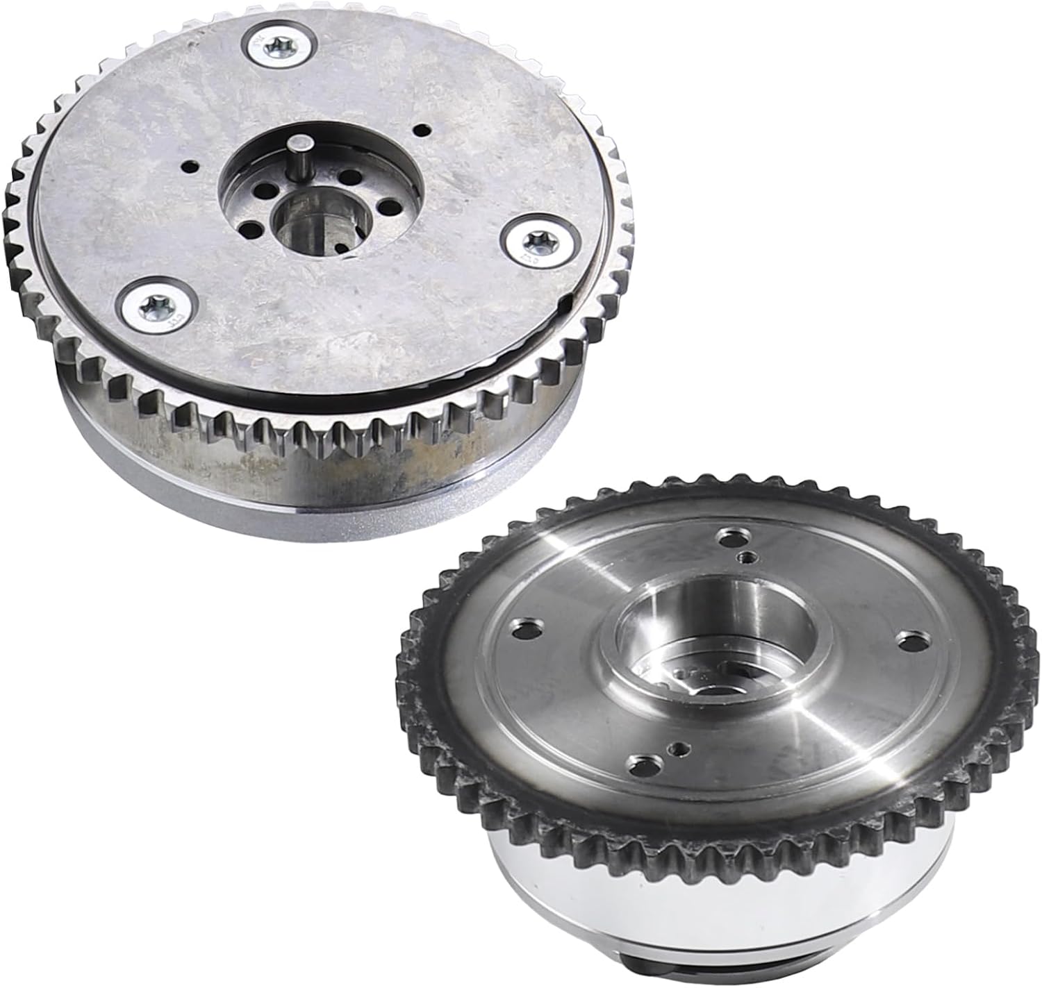 Engine Timing Intake & Exhaust Camshaft Sprocket Cam Phaser, For Hyundai Elantra Kona Veloster, For Kia Forte Forte5 Soul 2017-2020 2.0L, Replace# 243702E020 243502E700