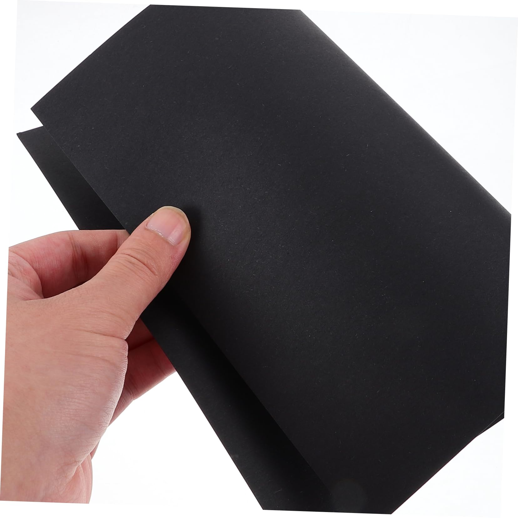 Ciieeo 100pièces Papier Cartonné Noir Pour Créations Artistiques Artisanales Papiers Impression Vierges Pour Loisirs Créatifs Et Bricolage