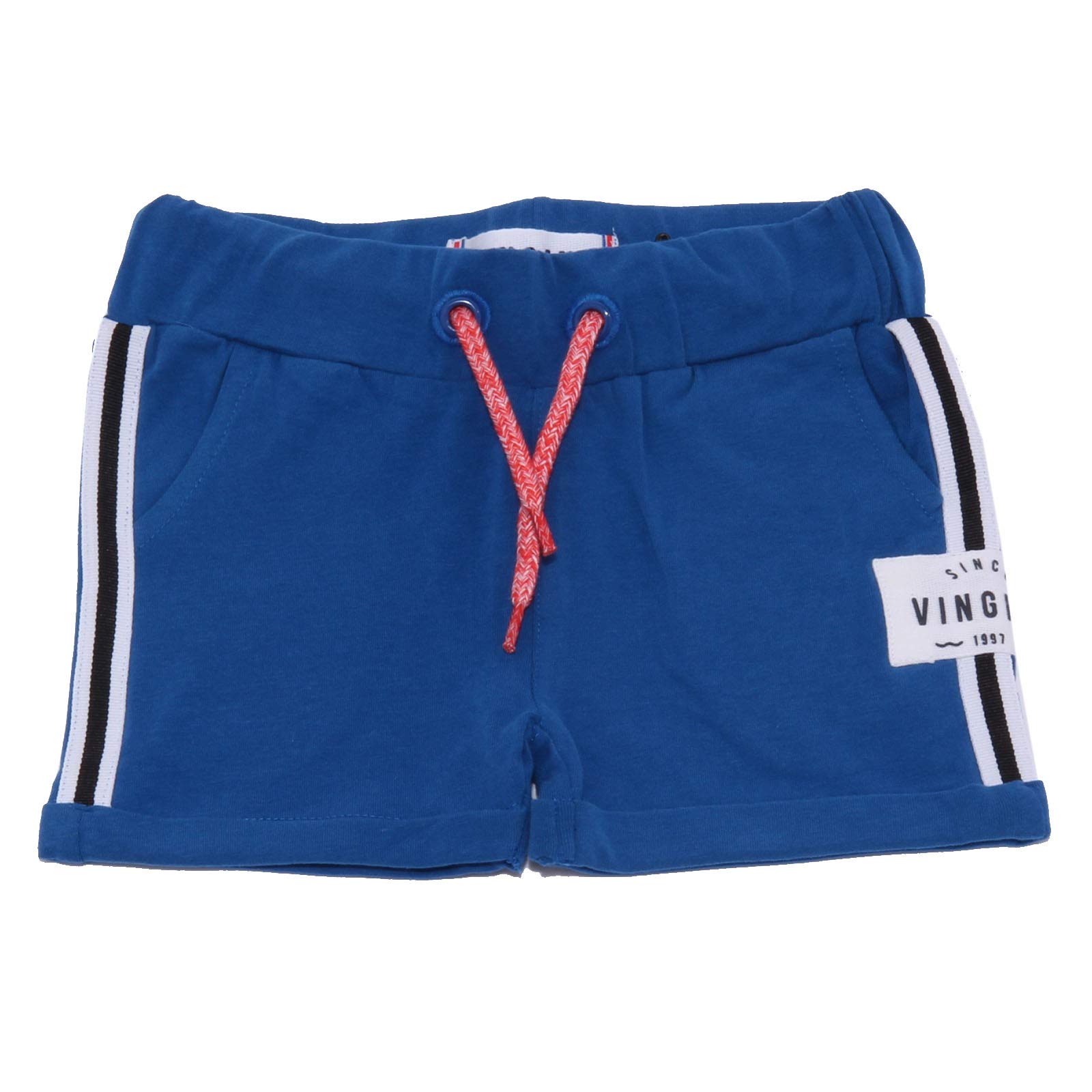 Bermuda Vingino pour garçon en coton bleu taille 12 mois