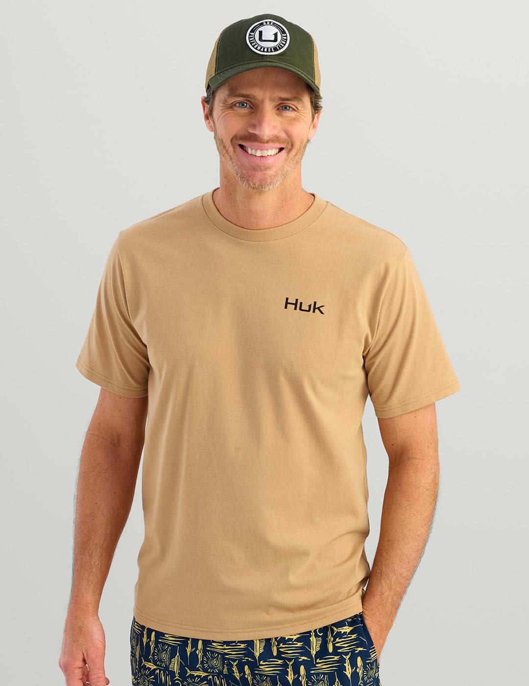 HUK Mens Kc Scott Short Sleeve Performance Tee, Fishing T-Shirt for Men - Image 3