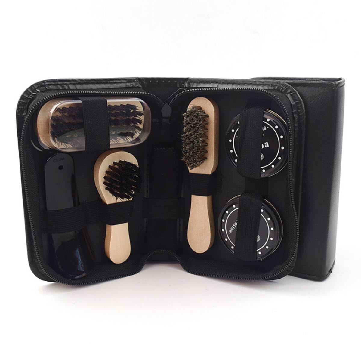 HASTHIP® Shoe Care Kit, Shoe Polishing Horsehair Brush Set, Leather Shoe and Boot Care Brush, Suede Leather Cleaning Brush with Microfiber Cloth (B0D2VW8253) Amazon Price History, Amazon Price Tracker
