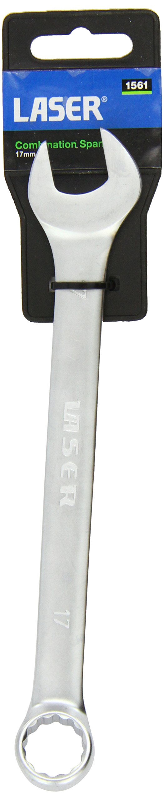 Laser 1561 Combination Spanner 17mm, Chrome