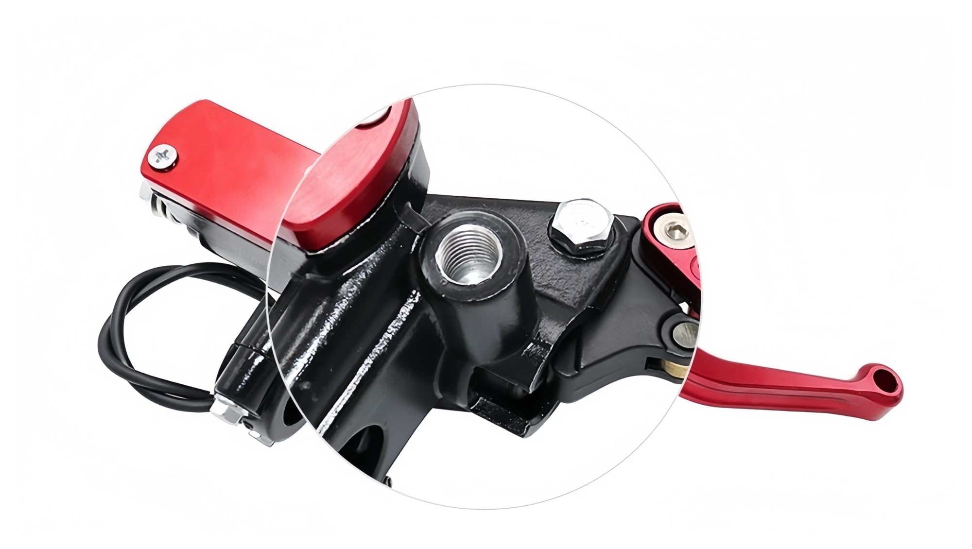 Mango de embrague de motocicleta Palanca de embrague y freno hidráulico universal 7/8" 22 mm para cilindro para maestro motocicleta