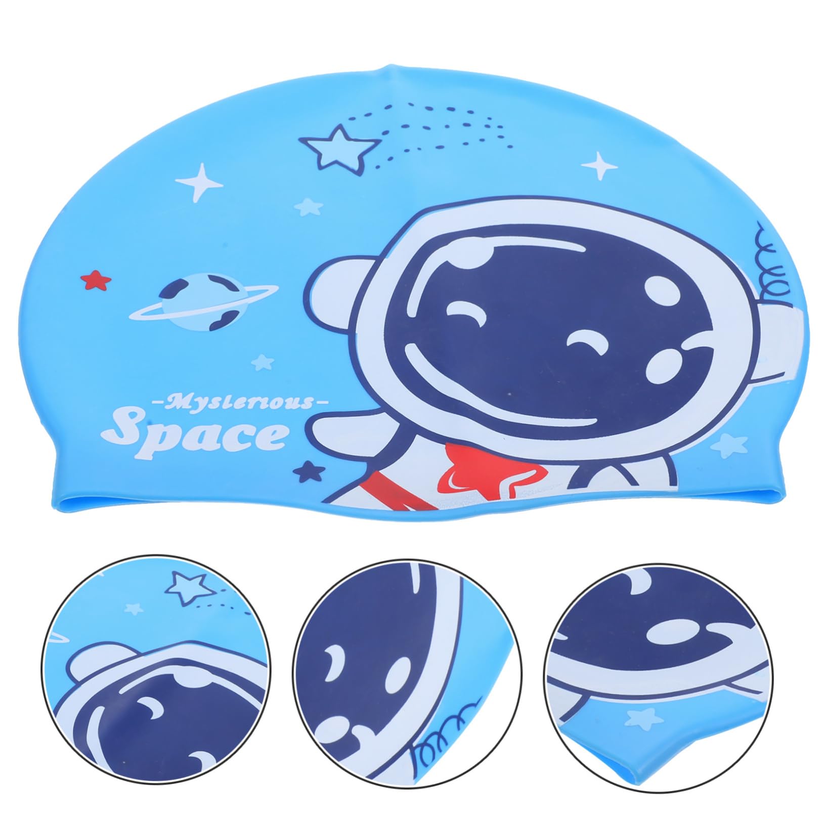 BESPORTBLE Cuffia Da Nuoto in Silicone Per Cuffie Da Nuoto Piscina Cuffia Da Bagno Fare Il Bagno Cuffia Da Nuoto Per Donna Adulto Che Nuota Galleggia Nuotata Blue Gel Di Silice