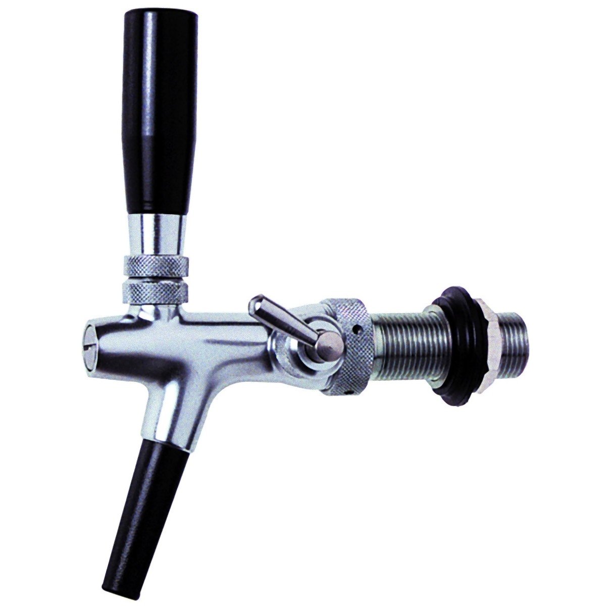 Westerbarkey Kompensator Schankhahn von TOF in Chrom mit 35mm Stutzen Messing