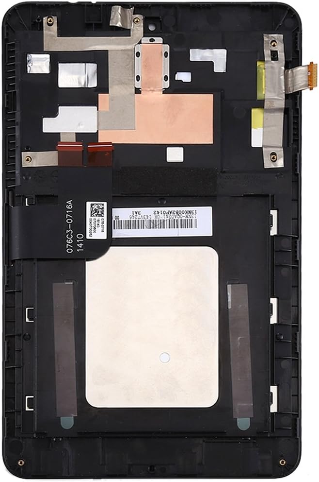 Back view of the LCD screen and digitizer assembly showing internal components