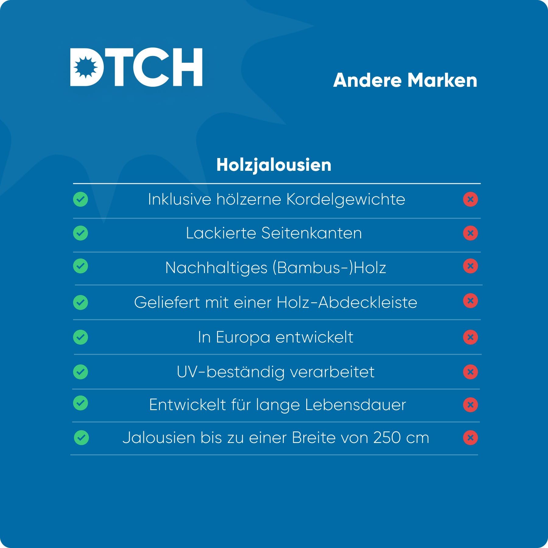 DTCH® Bambus Jalousie innen, hellgrau, 150 x 240 cm