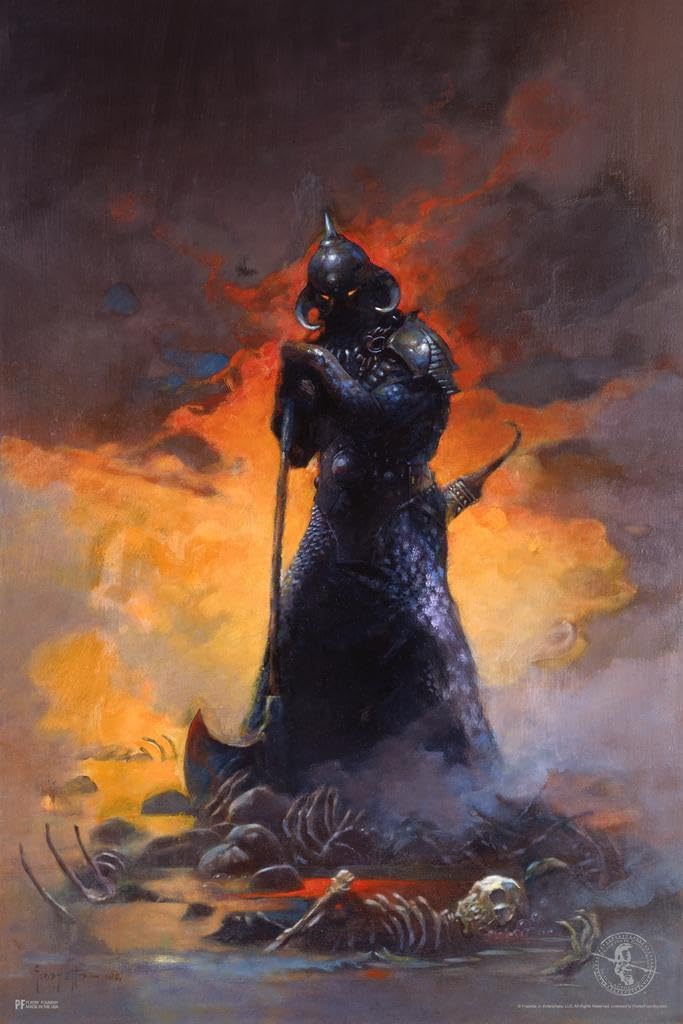 Amazon.com: Viking Poster Gothic Fantasy Wall Art Death Dealer